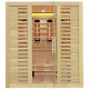 Infraraudonųjų Spindulių Sauna AMO-RL4S XL Su Druskos Akmeniu 180x160x200cm Keturvietė