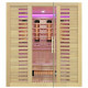 Infraraudonųjų Spindulių Sauna AMO-RL4S XL Su Druskos Akmeniu 180x160x200cm Keturvietė