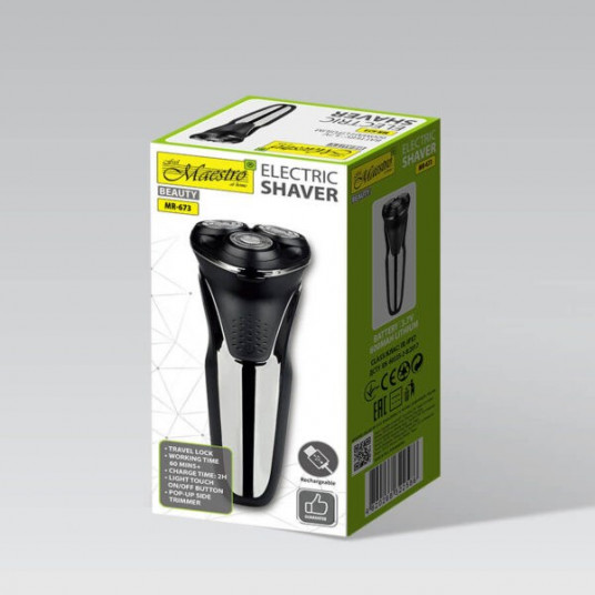 MAESTRO MR-673 USB elektrinis skustuvas