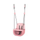 Ergonominės vaikiškos sūpynės 3in1, pastelinė rožinė