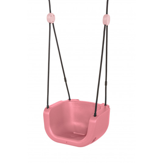 Ergonominės vaikiškos sūpynės 3in1, pastelinė rožinė