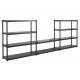 Sandėliavimo lentyna Grosfillex Workline 3, 135x40x175cm60kg