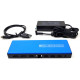 HP Elite USB-C Dock G4| 1 × USB 3.0|1 × USB-C| 3,5 mm Audio Jack|1 × Gigabit Ethernet|1 × HDMI 2.0|1 × DisplayPort|2 × Powered USB 3.0|1 × USB 2.0| Aunaujintas/Renew