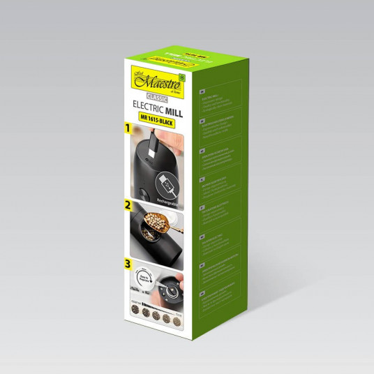 MAESTRO MR-1615-BLACK USB elektrinis šlifuoklis