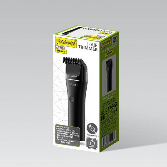 MAESTRO MR-641 USB plaukų žoliapjovė