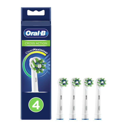 Dantų šepetėlio antgaliai Oral-B EB50-4 CrossAction