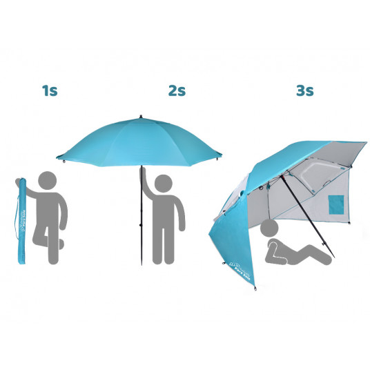 Chalkidiki Para Sole Beach Umbrella UPF 50+ for the Beach for the Garden SP0784