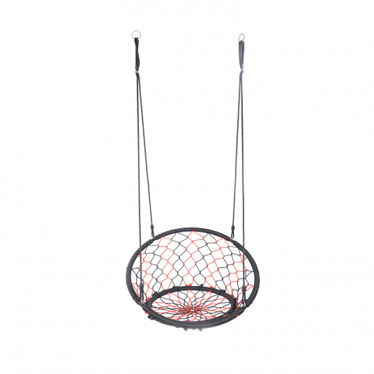 Sūpynės „Gandro lizdas“ 74 cm, oranžinės/juodos