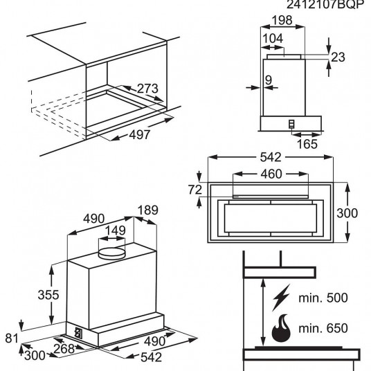 Gartraukis Electrolux LFG916K