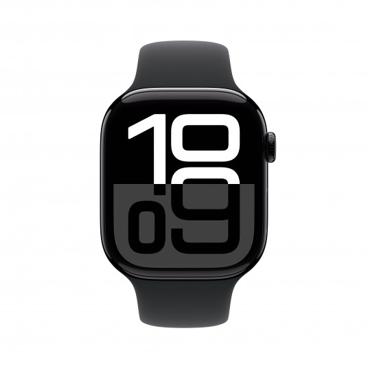 Išmanusis laikrodis Apple Watch Series 10 GPS 46mm Jet Black Aluminium Case with Black Sport Band - M/L MWWQ3ET/A