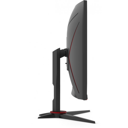 Monitorius AOC C24G2AE/BK, 24" FullHD, IPS, 1ms, 165Hz, 250 cd/m², juoda/raudona