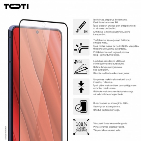Ekrano apsauga Toti Premium Glass tinka Galaxy S24+