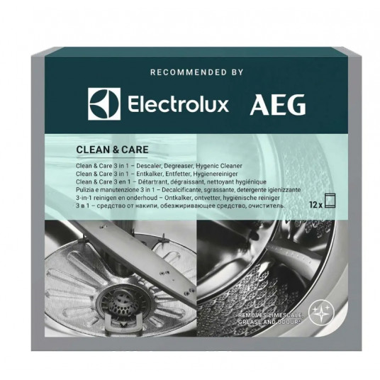 Valymo priemonė Electrolux Clean and Care 3in1 M2GCP121, 12 vnt