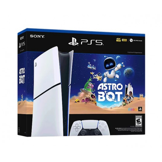 Žaidimų konsolė Sony Playstation 5 Slim Digital Edition (PS5) 1TB White + ASTRO BOT žaidimas