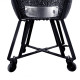 Kepsninė (Grilis) BIGGRILL Kamado Pro 23,5" juodas + daugiafunkcinė 2 zonų sistema + plieninis pelenų valymo įrankis + kepsninės uždangalas + keramikinis vištos laikiklis