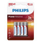 Baterries Power Alkaline AAA 4pcs blister