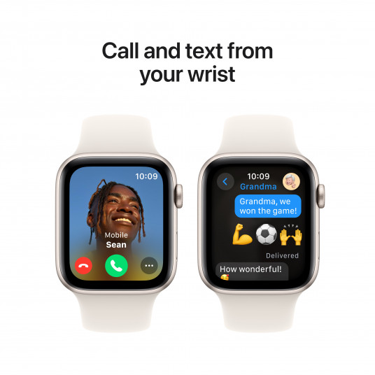 Išmanusis laikrodis Apple Watch SE GPS 44mm Starlight Aluminium Case with Starlight Sport Band - M/L (open box)