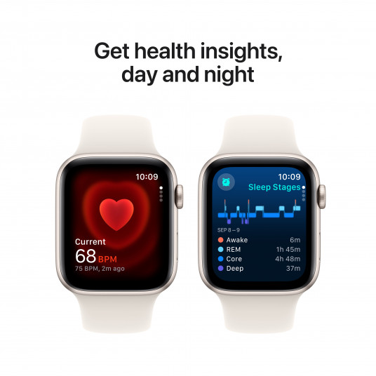 Išmanusis laikrodis Apple Watch SE GPS 44mm Starlight Aluminium Case with Starlight Sport Band - M/L (open box)