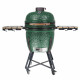 Kepsninė (Grilis) BIGGRILL Kamado Medium 21" žalias + daugiafunkcinė 2 zonų sistema + plieninis pelenų valymo įrankis + kepsninės uždangalas + keramikinis vištos laikiklis