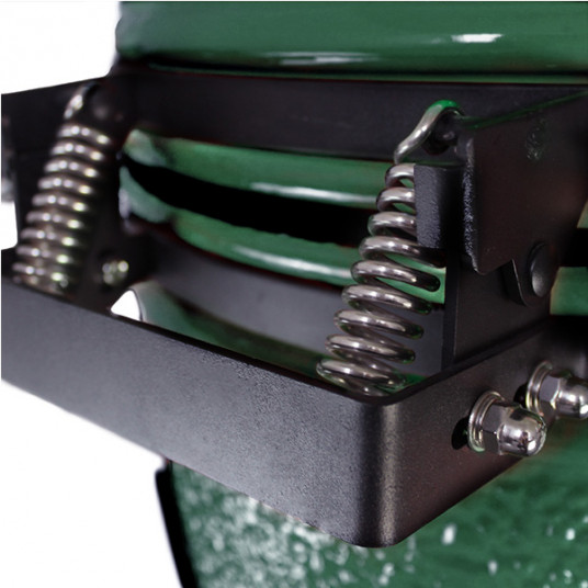 Kepsninė (Grilis) BIGGRILL Kamado Medium 21" žalias + daugiafunkcinė 2 zonų sistema + plieninis pelenų valymo įrankis + kepsninės uždangalas + keramikinis vištos laikiklis