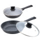Keptuvė Maestro MR-1225-20 - su granitine danga ir dangčiu 20cm
