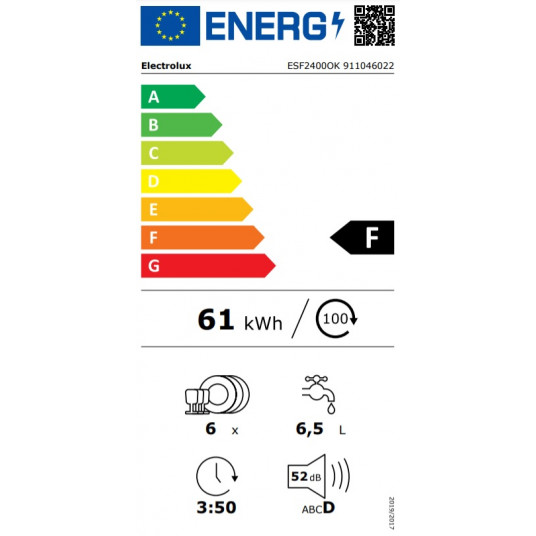 Mini indaplovė Electrolux ESF2400OK