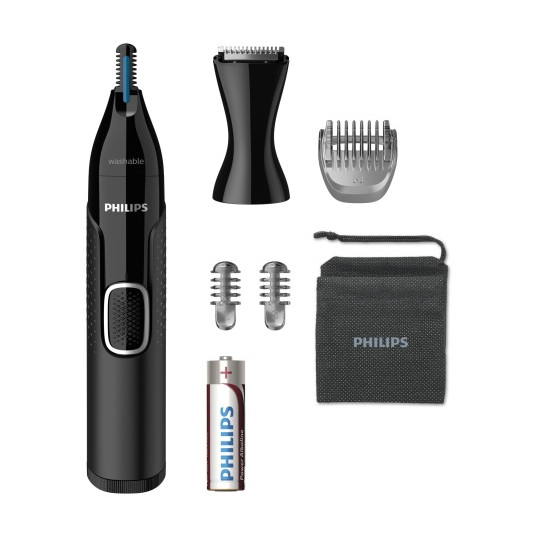 Philips 5000 Series NT5650 Nosies plaukų kirpimo mašinėlė, Juoda