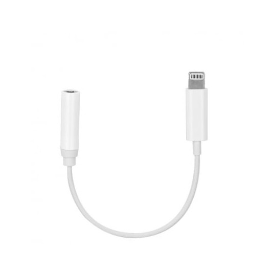 Lightning to 3.5mm Audio adapter White
