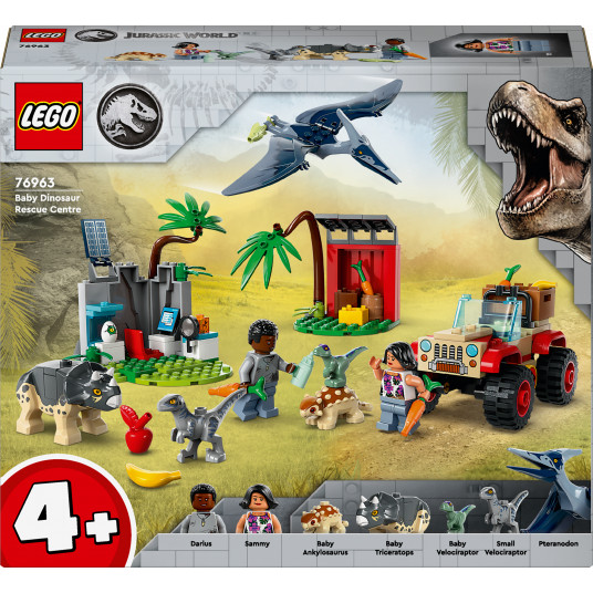 LEGO® 76963 Jurassic World Dinozauriukų gelbėjimo centras