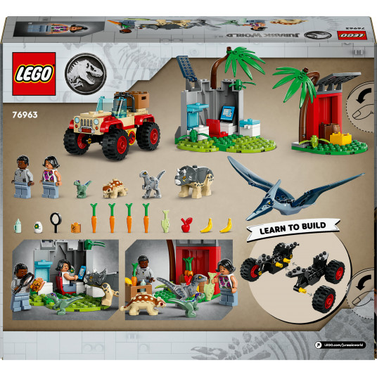 LEGO® 76963 Jurassic World Dinozauriukų gelbėjimo centras