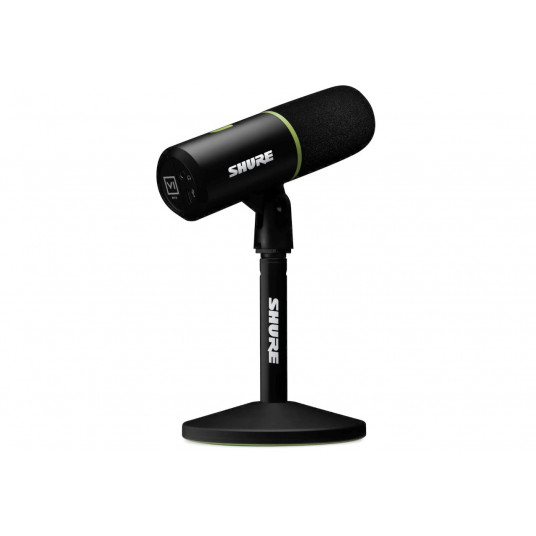 Shure MV6 - USB-C kardioidinis dinaminis mikrofonas žaidėjams ir transliuotojams