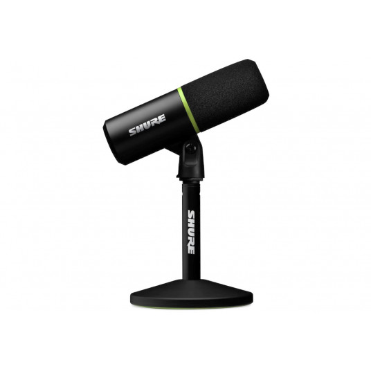 Shure MV6 - USB-C kardioidinis dinaminis mikrofonas žaidėjams ir transliuotojams