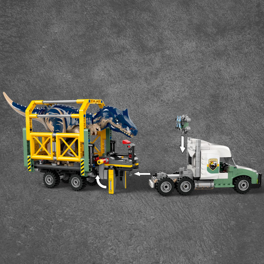 LEGO® 76966 Jurassic World Dinozaurų misijos: alozauro transportavimo sunkvežimis