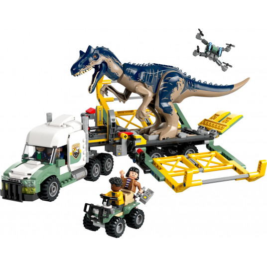 LEGO® 76966 Jurassic World Dinozaurų misijos: alozauro transportavimo sunkvežimis