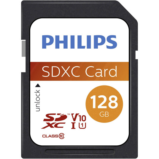 Philips SDXC Card 128GB Class 10 UHS-I U1