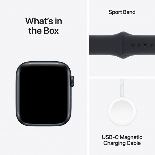 Išmanusis laikrodis Apple Watch SE GPS + Cellular 44mm Midnight Aluminium Case with Midnight Sport Band - M/L MRH83ET/A