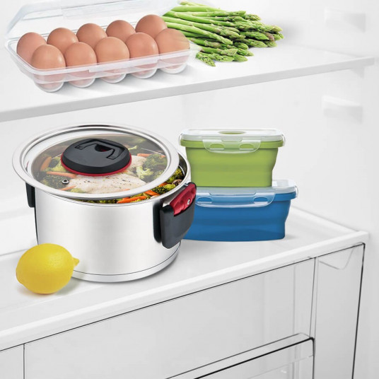 Puodas su sulankstoma rankena ir dangčiu MR-3530-20 3,2 l