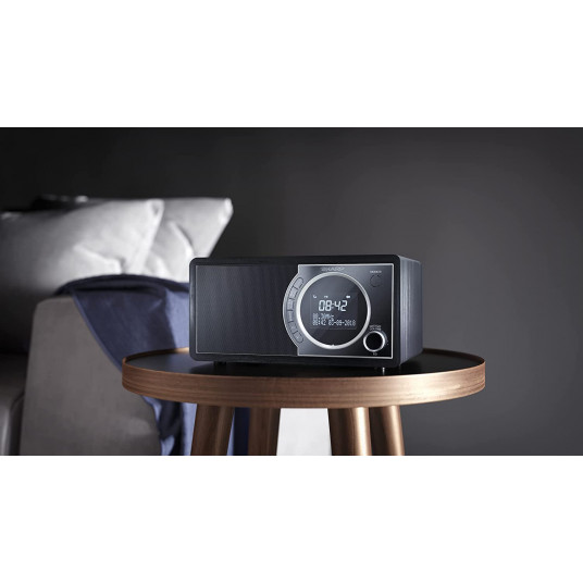 Sharp DR-450(BK) Digital Radio, FM/DAB/DAB+, Bluetooth 4.2, Alarm function, Midnight Black