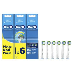 Elektrinio dantų šepetėlio pakaitiniai antgaliai Oral-B EB20-6, 6 vnt.