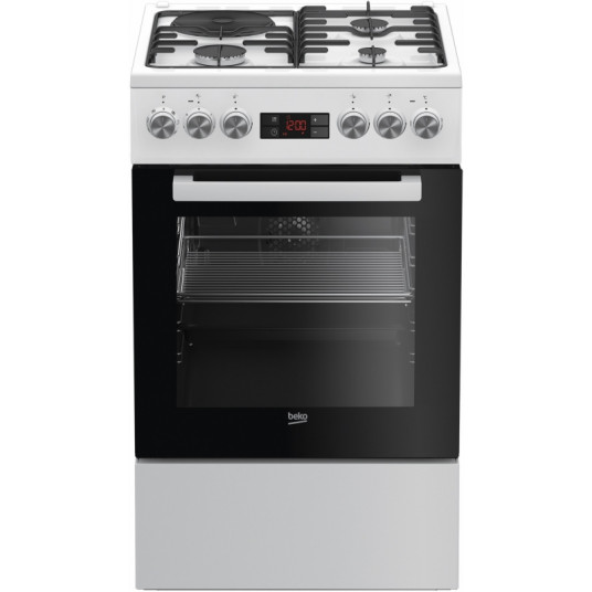 Dujinė viryklė su elektrine orkaite BEKO FSE53320DWCS