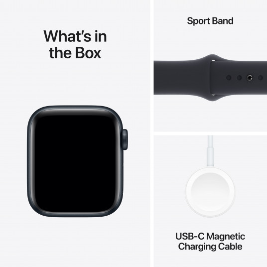Išmanusis laikrodis Apple Watch SE GPS + Cellular 40mm Midnight Aluminium Case with Midnight Sport Band - M/L MRGA3ET/A