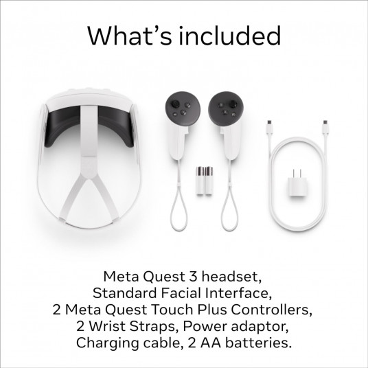 Virtualios realybės akiniai Meta Quest 3 All-in-one VR 512 GB