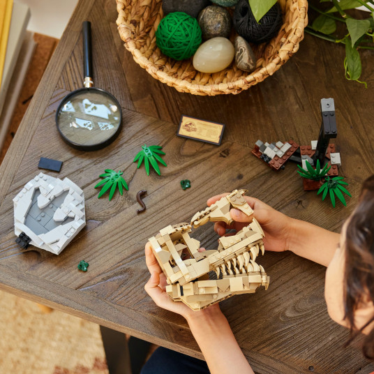 LEGO® 76964 „Jurassic World“ Dinozaurų fosilijos: tiranozauro kaukolė