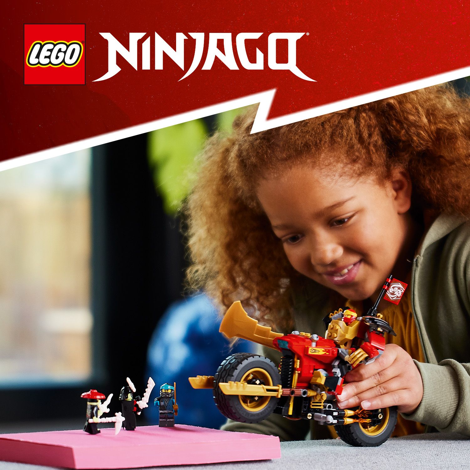 NINJAGO® roboti ja mootorratta mängukomplekt