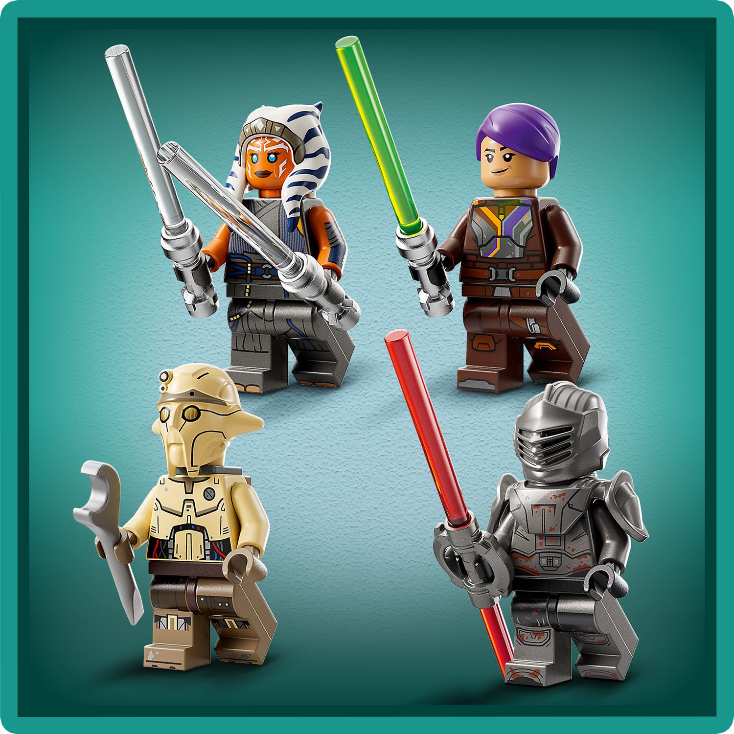4 LEGO® Star Wars™ minifigūras