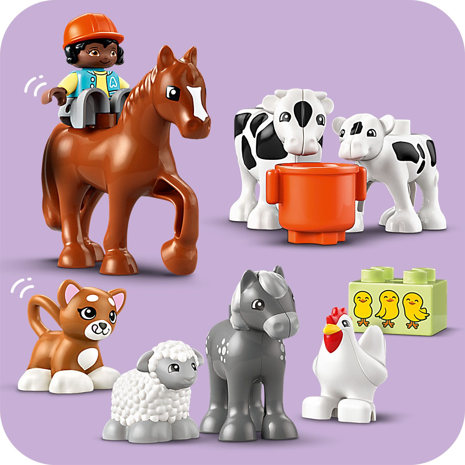 Kaheksa LEGO® DUPLO® loomasõpra