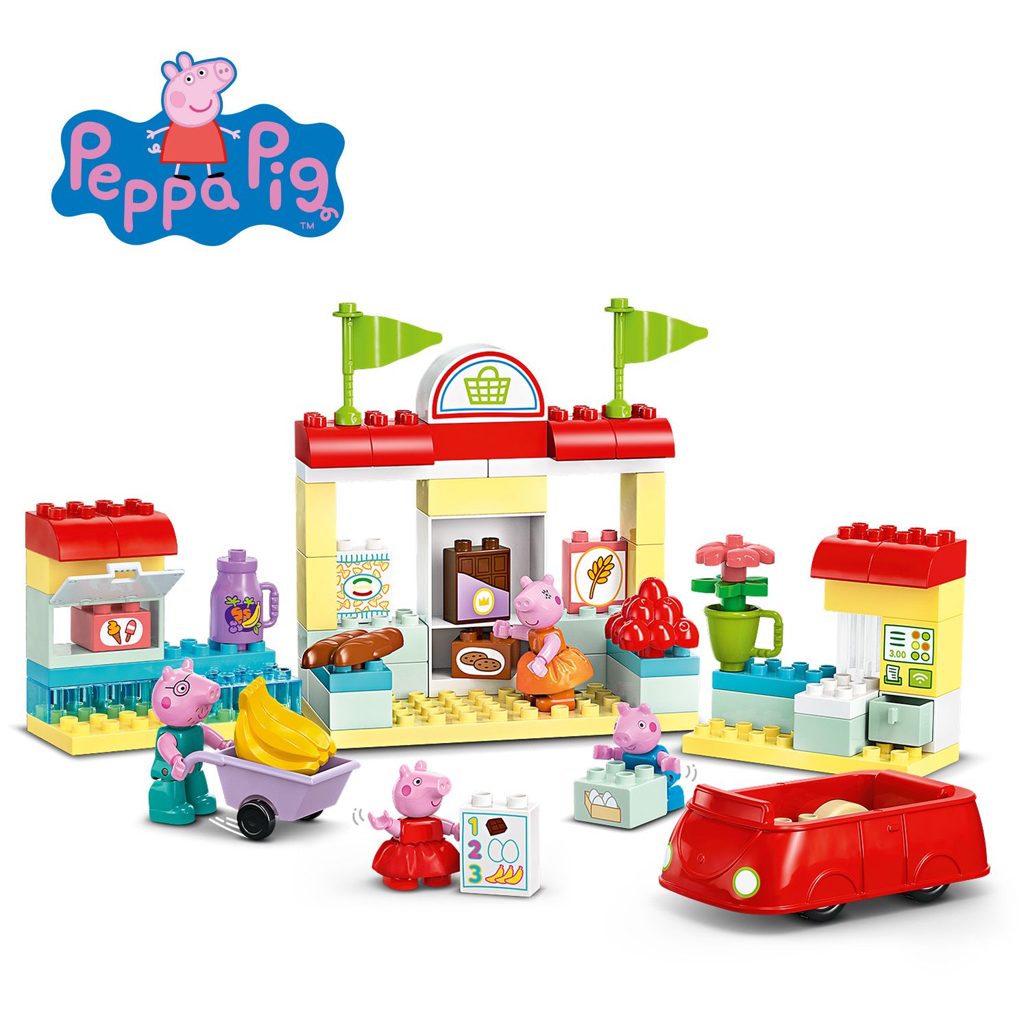 Vii väikelapsed Peppa lõbusasse maailma