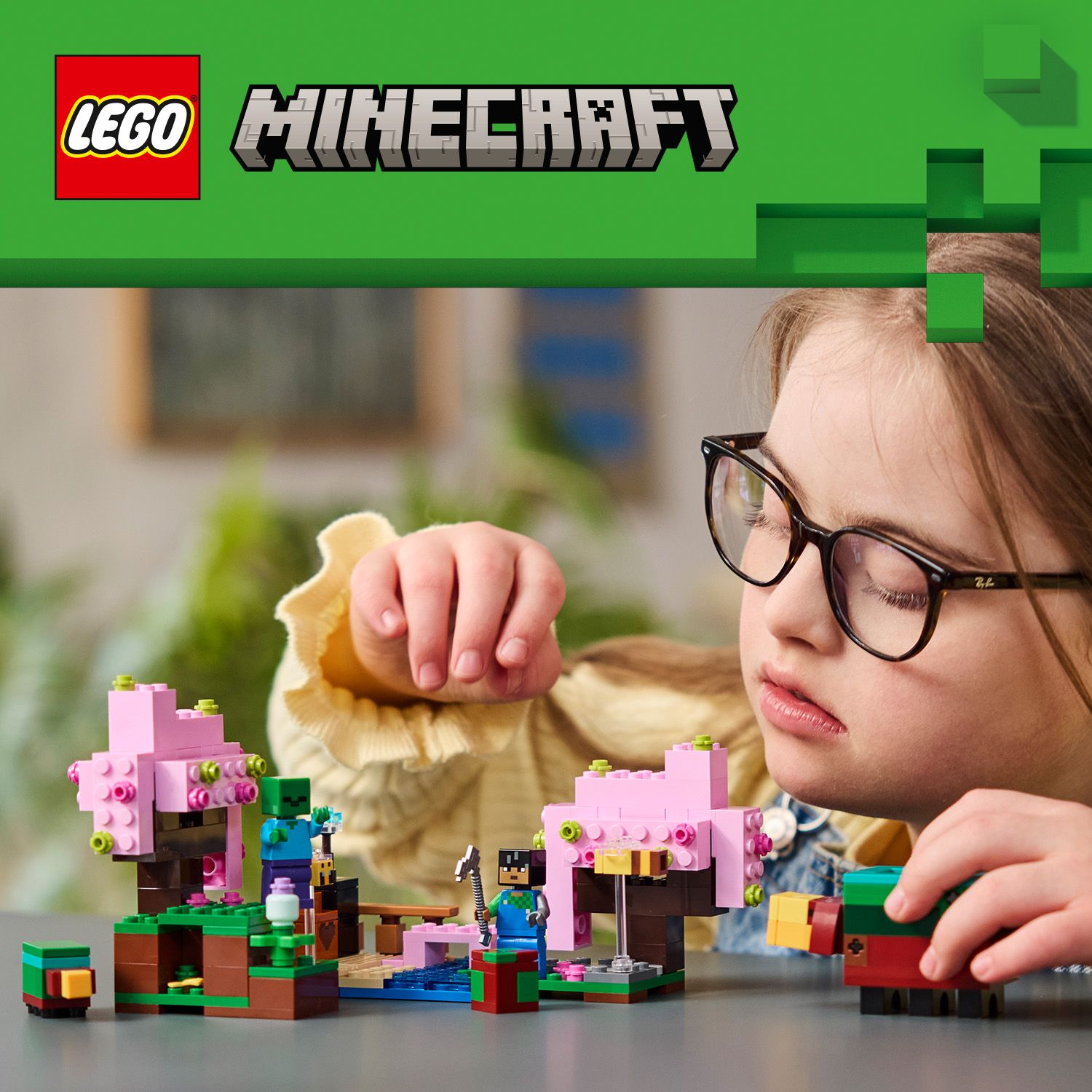 Minecraft®-i aia mängukomplekt ja zombimänguasi