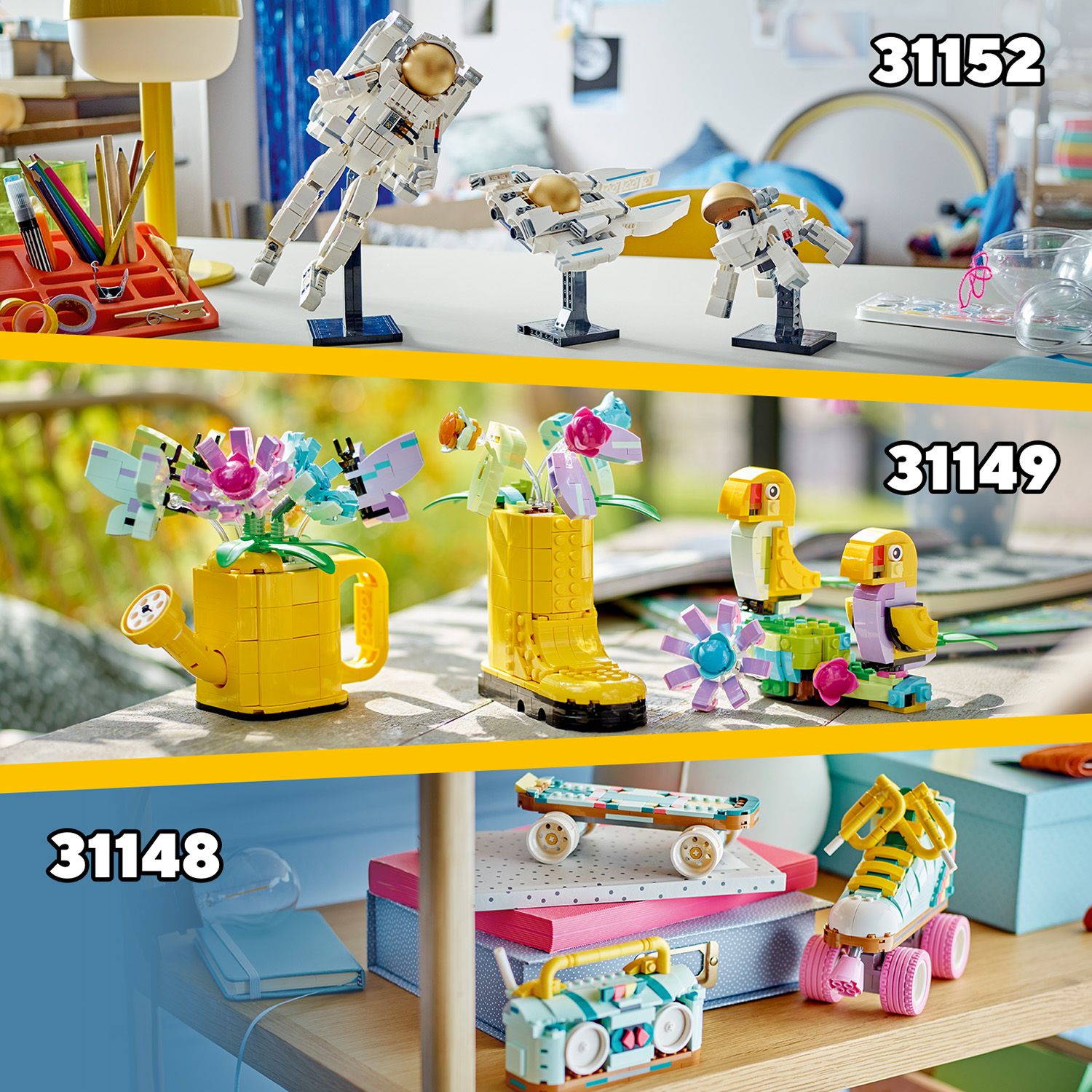 Avasta teisi kolm-ühes LEGO® Creatori komplekte