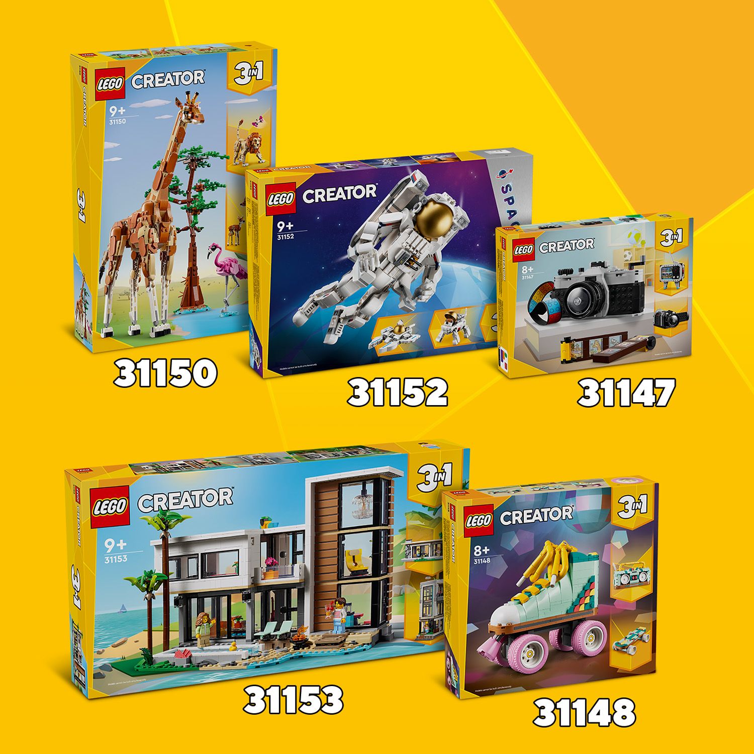 Avasta teisi kolm-ühes LEGO® Creatori komplekte